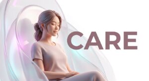 시술 후 평온한 상태로 회복 중인 환자의 모습